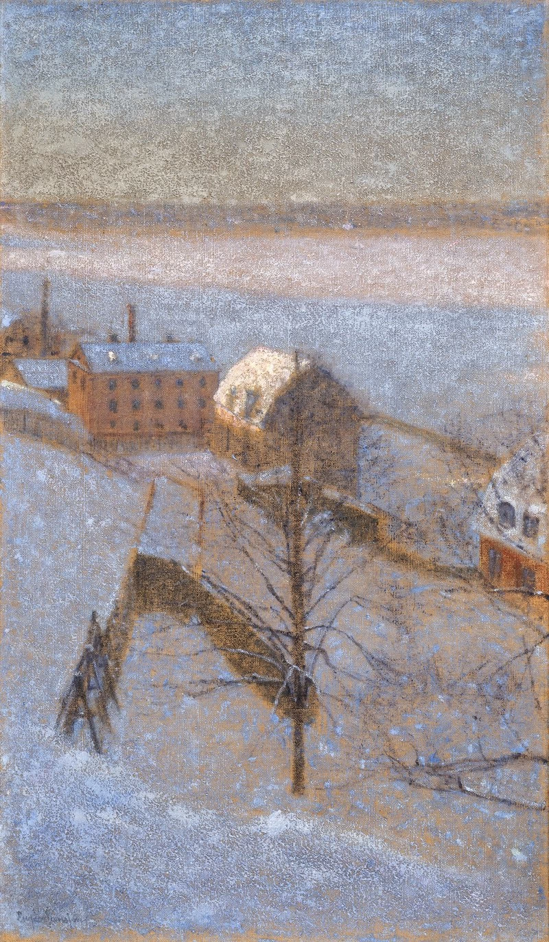 Eugène Jansson - Scena invernale, Gothenburg Museum of Art